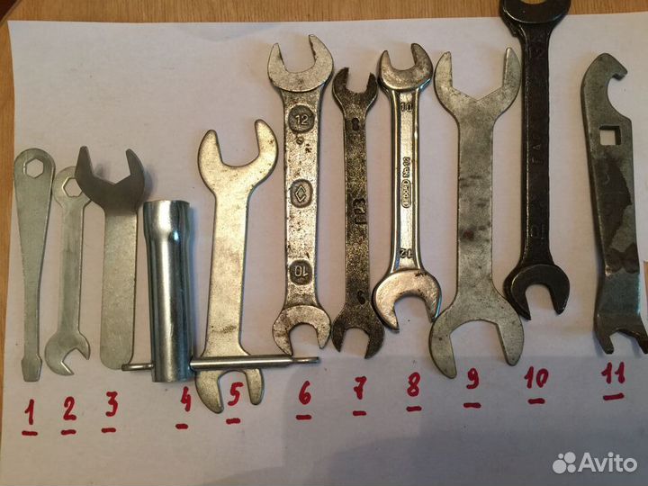 Вело ключи СССР и аксессуары