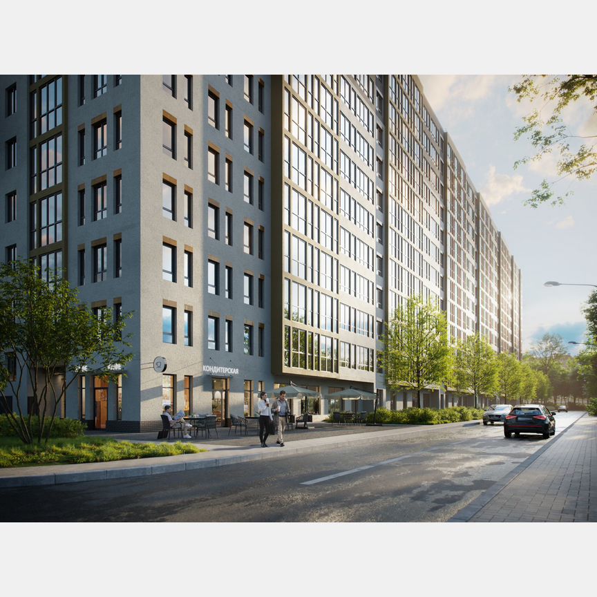 2-к. квартира, 43 м², 11/12 эт.