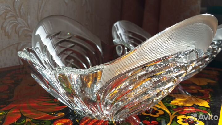 Ваза хрустальная для фруктов