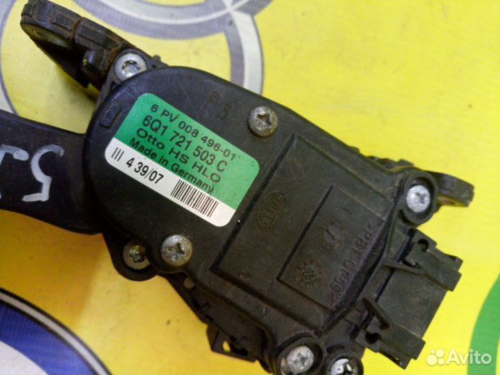 Педаль газа передняя Skoda Fabia хетчбек 4 дв. 1.4
