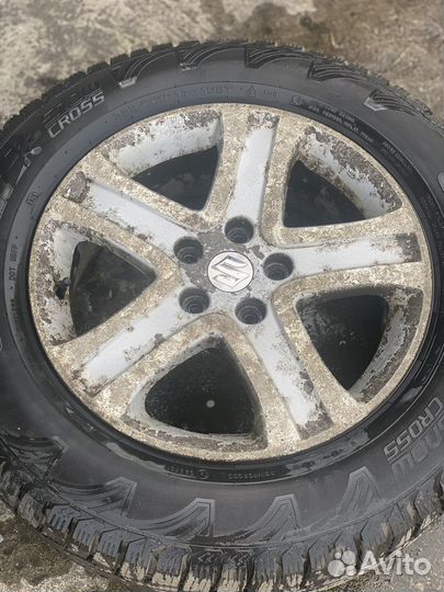 Комплект зимней резины на литых дисках