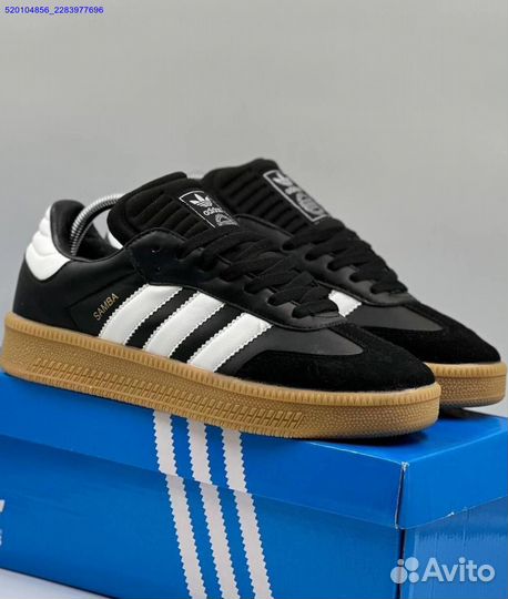 Кроссовки Adidas Samba Black (Арт.49723)