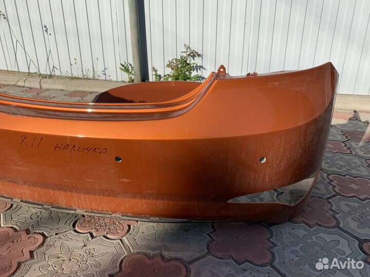 Задний бампер Solaris I 86610 4L510 оригинал