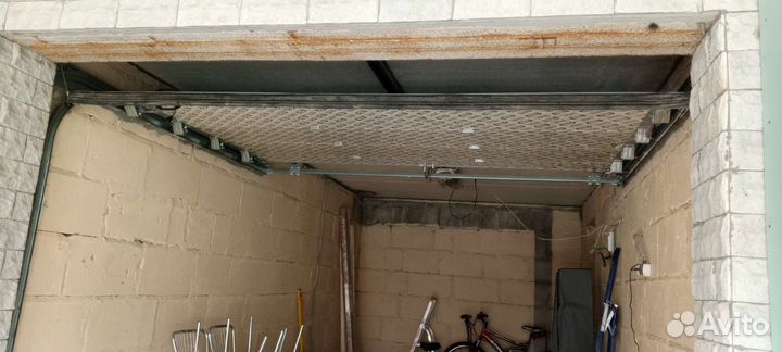 Ворота гаражные металлические бу