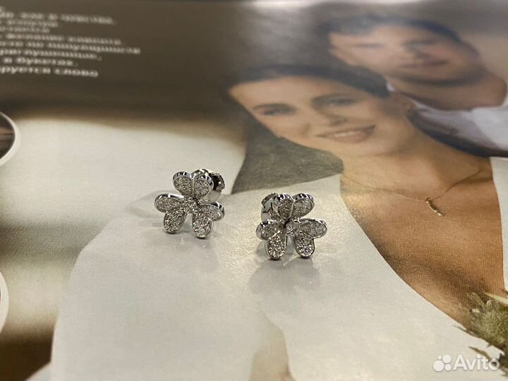 Серьги Van Cleef Frivole