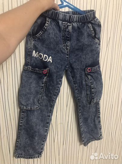 Джинсовый костюм для девочки