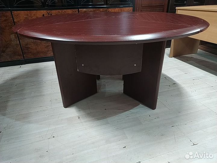 Стол переговоров круглый (4 части) б/у 02274