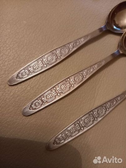 Чайные ложки из мельхиора СССР