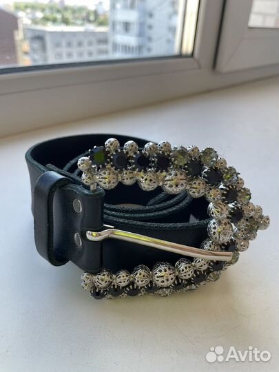 Итальянский кожаный ремень