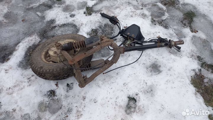 Руль вилка в сборе муравей