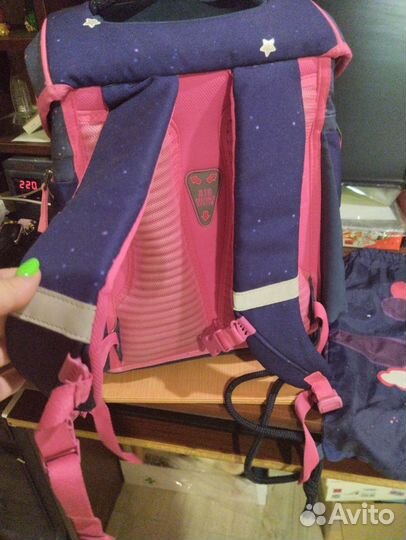 Рюкзак (школьный портфель) с мешком для обуви