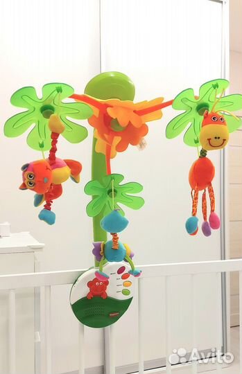 Мобиль tiny love с переходником для батареек