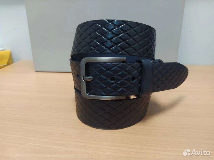 Ремень мужской кожаный. Новый