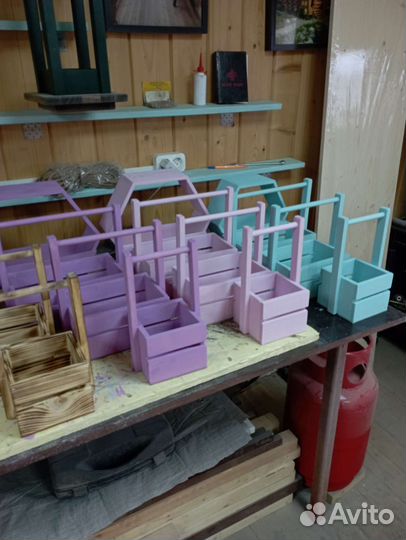 Декоративные фонарики ящики и кашпо