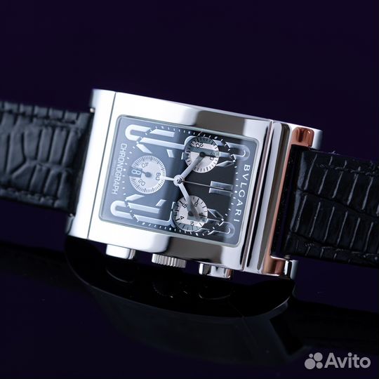 Оригинал Bvlgari Rettangolo Chronograph