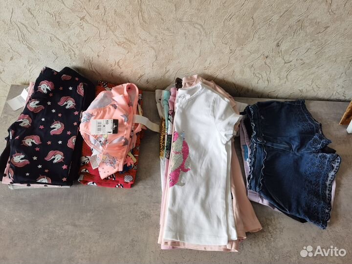 Одежда пакетом для девочки 110 116 122