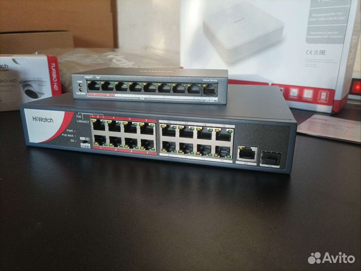 POE Коммутаторы Hiwatch/ Hikvision