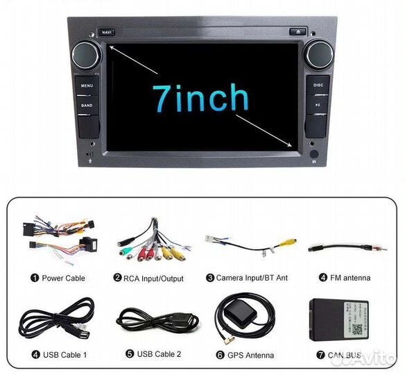 Магнитола Opel astra h Android