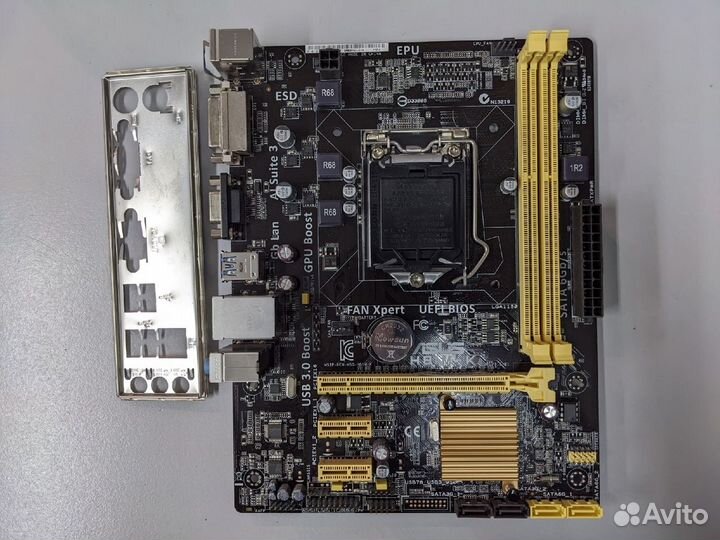 Socket 1150 asus H81M-K