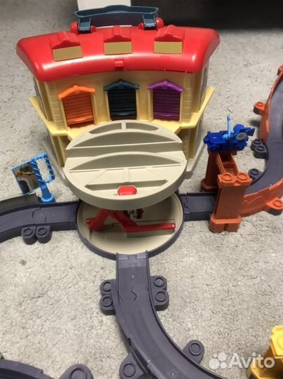 Большой набор дорога паровозики Чаггингтон