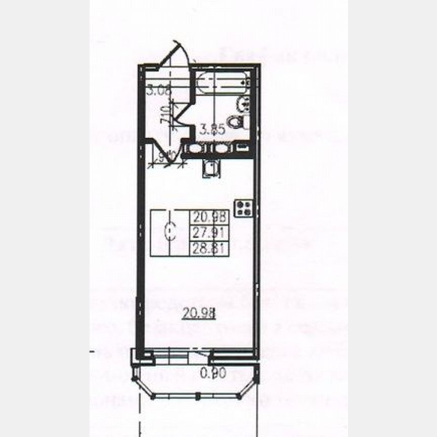 Квартира-студия, 32 м², 12/16 эт.