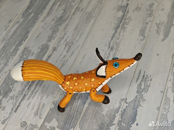 Ватная ёлочная игрушка