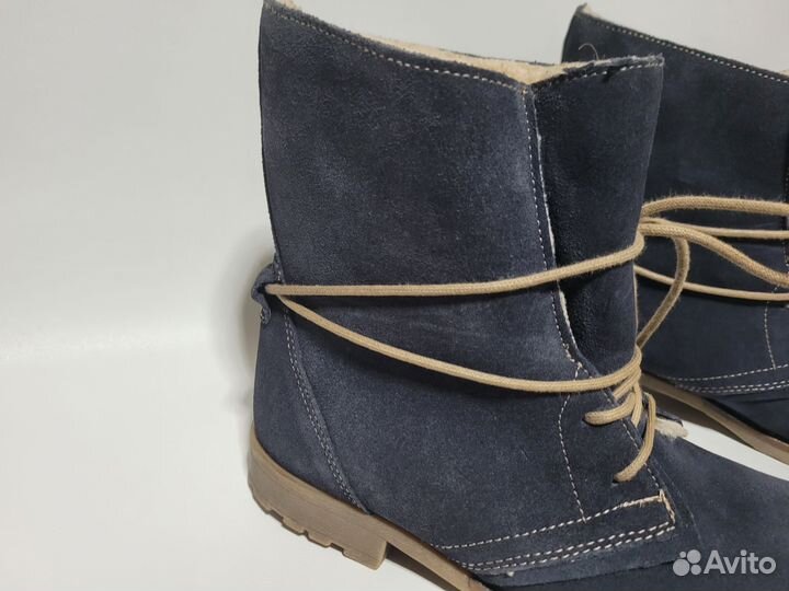 Ботинки женские зимние замшевые 37