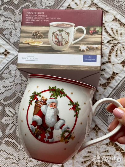 Посуда villeroy boch новогодняя: кружки, миски