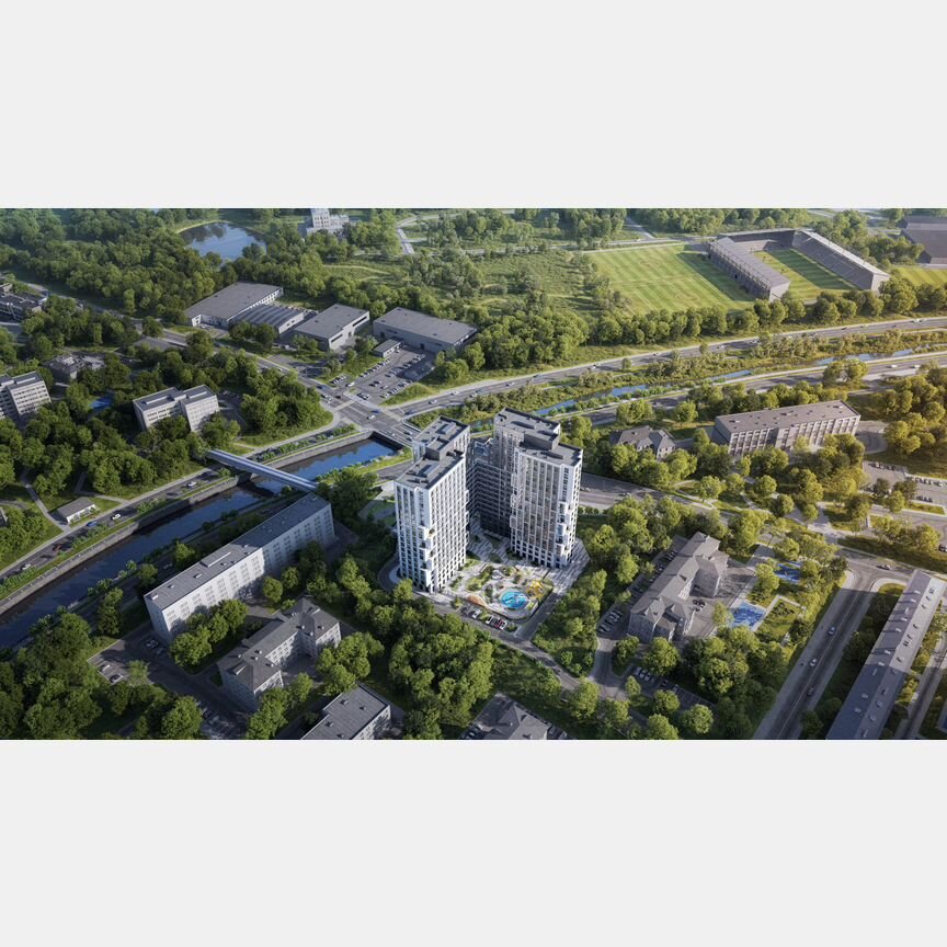 3-к. апартаменты, 56,3 м², 15/20 эт.