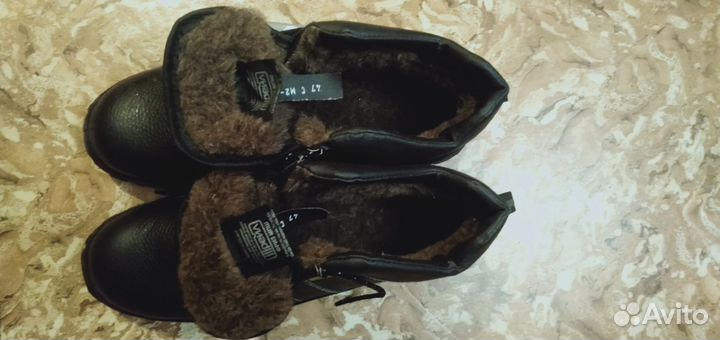 Ботинки мужские зимние 47 размер новые