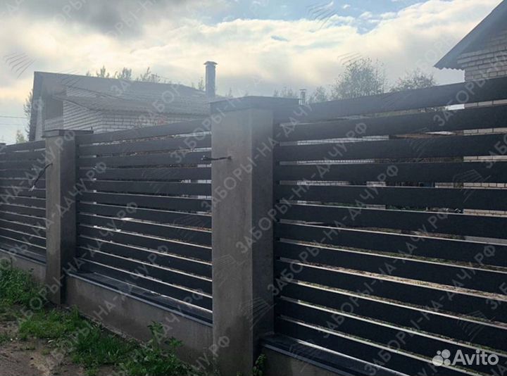 Забор Ранчо горизонтальный