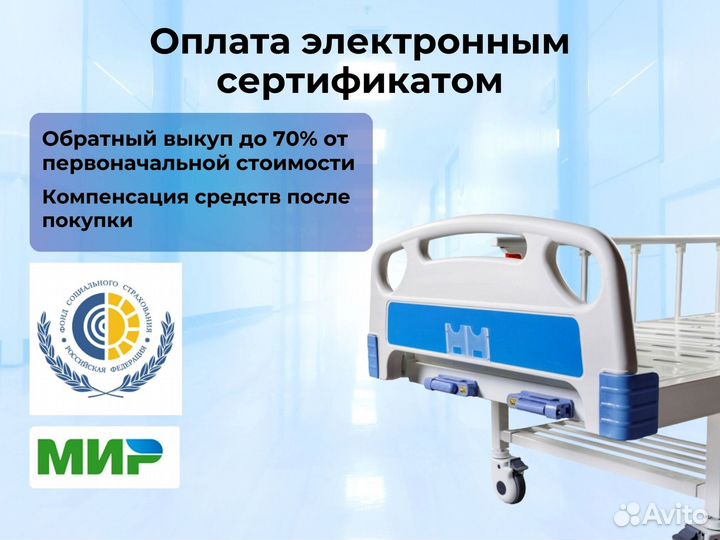 Кровать медицинская функциональная