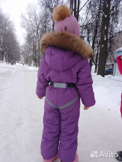 Зимний костюм для девочки 110