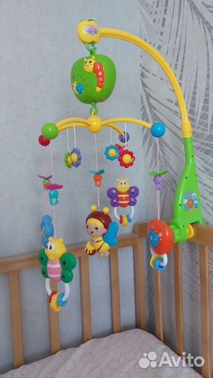 Музыкальный мобиль на кроватку с проектором