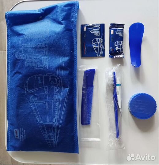 Тапочки ржд дорожный набор