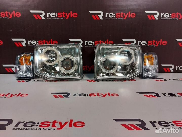 Фары Mitsubishi Pajero V32 1991-1997 LED U1921