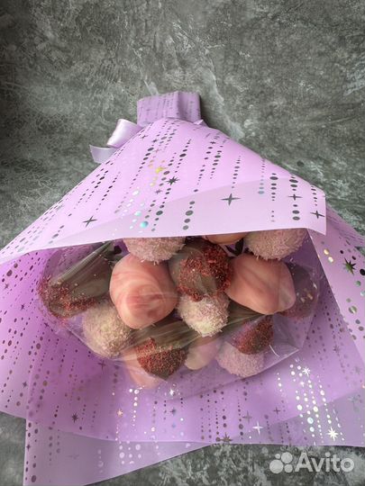 Букет из клубники в шоколаде