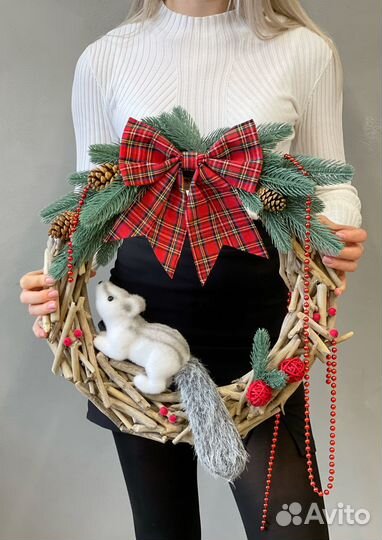 Новогодний рождественский венок
