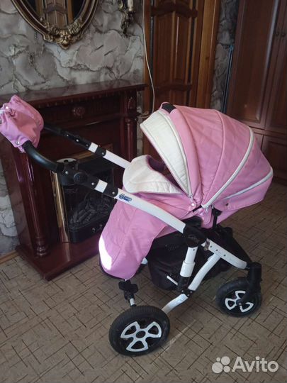 Коляска 2 в 1 + авто люлька от 0 мес