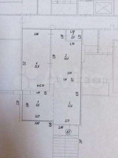 Торговая площадь, 60 м²