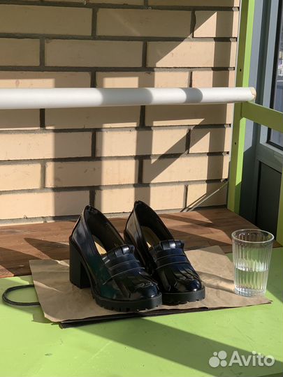 Ботинки лофферы 40