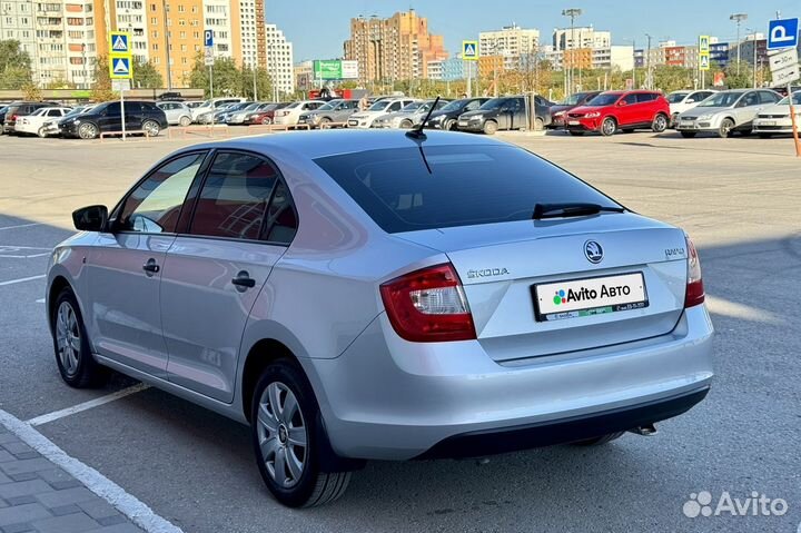 Skoda Rapid 1.6 AT, 2016, 86 500 км