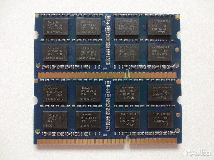 Озу DDR3 SO-dimm 8Gb (2x4Gb) 1600MHz для ноутбука