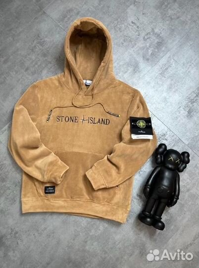 Худи Stone Island барашка на флисе