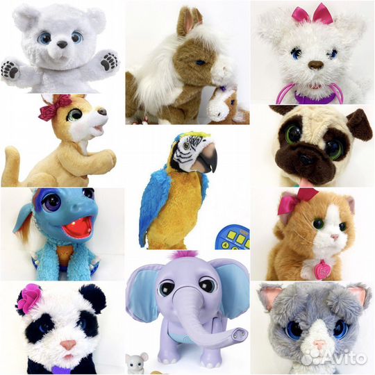 Питомцы Furreal Friends (на фото не все)