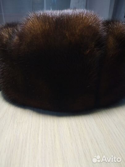 Норковая шапка мужская
