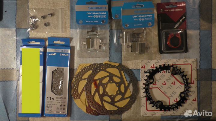 Звезда Цепь Колодки Shimano Хомут Ротор