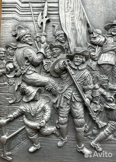 Оловянная картина 