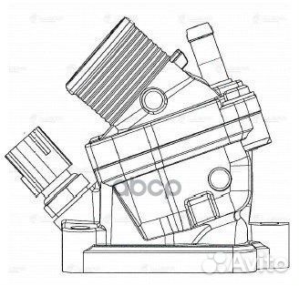 Термостат для а/м Volvo XC90 (02) 2.4D/2.5T