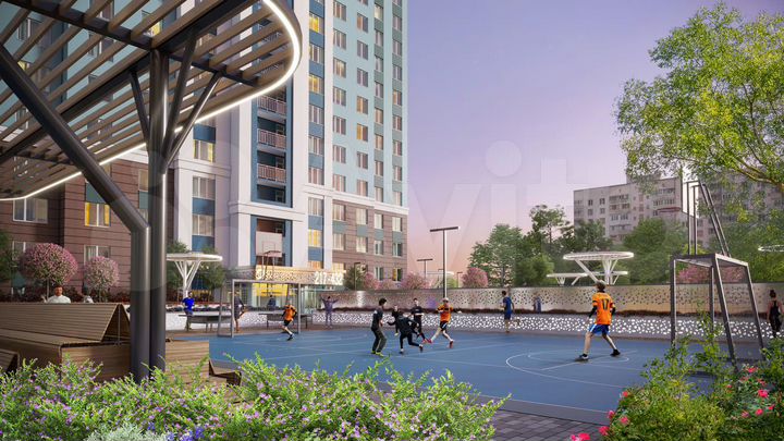 3-к. квартира, 91 м², 1/25 эт.